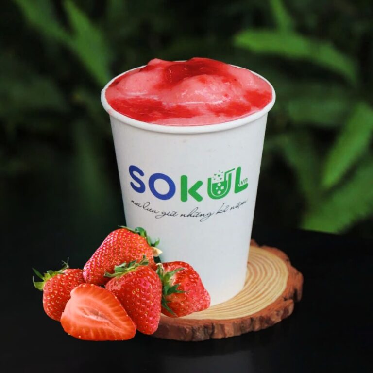 Sokul Kul Trà dâu đá xay - SOKUL Coffee | Sokul.vn